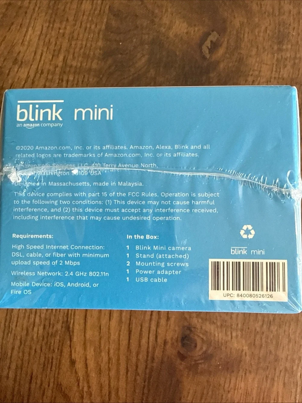 Link Mini Indoor Plug-In HD Smart Security Camera - White